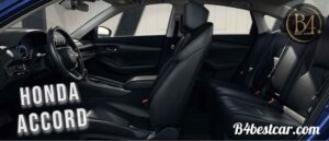 2024 Honda Accord Interior and Comfort